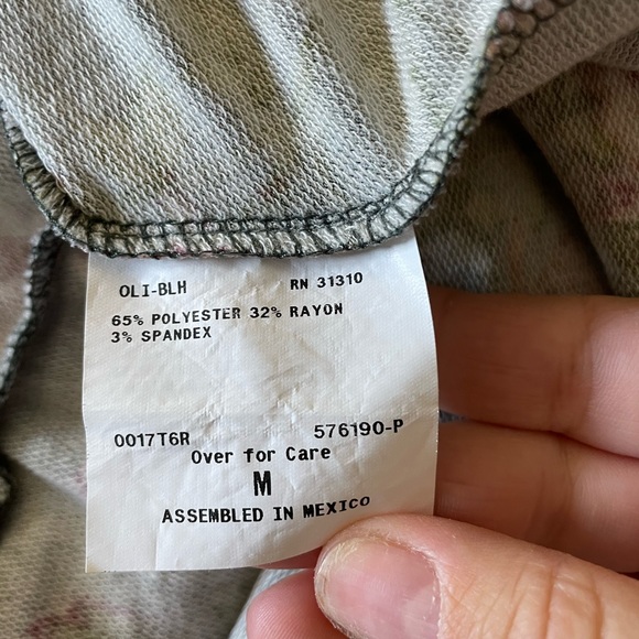 3/4 sleeve floral dress - Picture 5 of 7